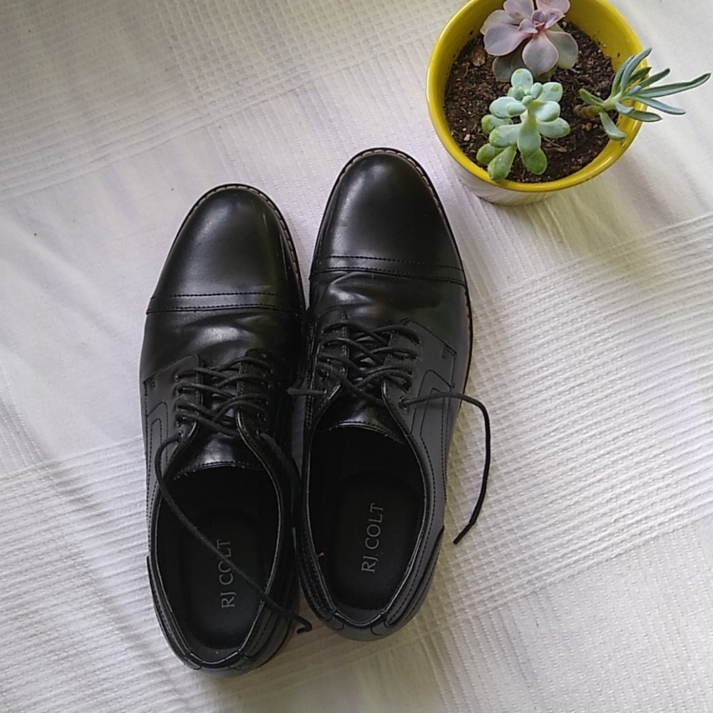 Mens black oxfords